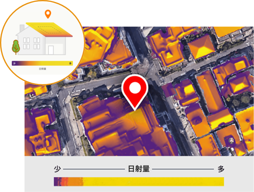サンクル地図のカラーサンプル